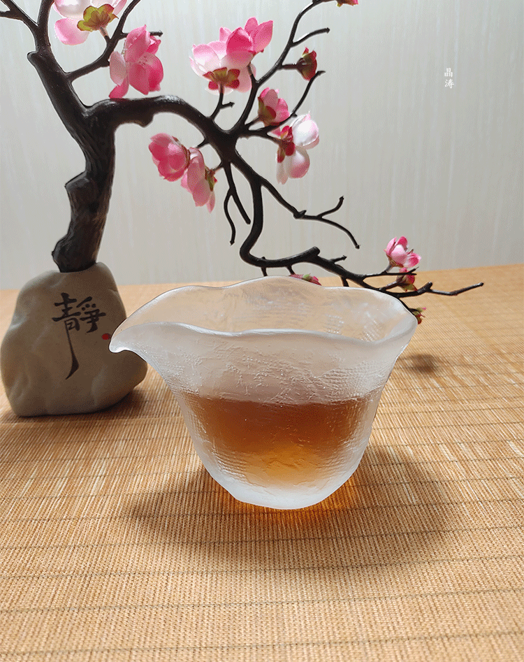 Glass tea set Promise and cup