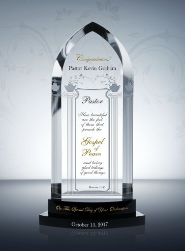 crystal trophy CA0050